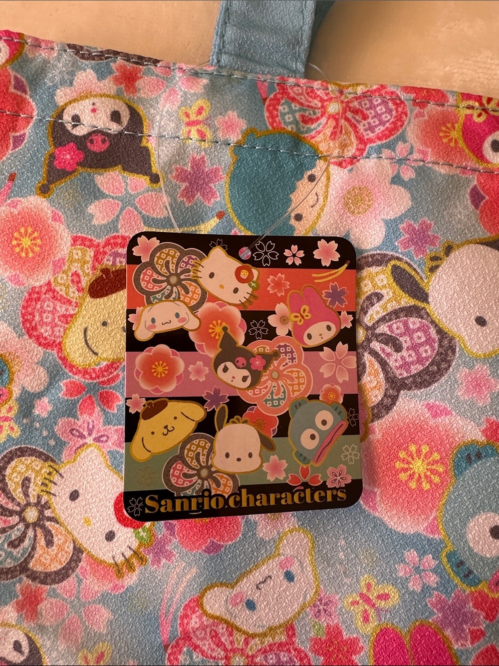 Sanrio Floral Character Tote Bag - Picture 3 of 8